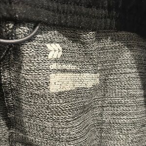 all in motion Black Heathered Performance shorts